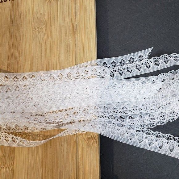 Other - NEW 5 yds Yards of White Lace 1" Delicate Craft Sewing